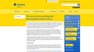 Aviva Broker - The new Aviva Learning and Development Zone is here!
