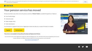 Your pension service has moved - Aviva
