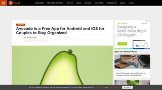 Avocado is a Free App for Android and iOS for Couples to Stay ...