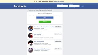 Avon Representative Australia Profiles | Facebook