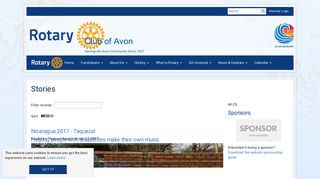 Stories | Rotary Club of Avon