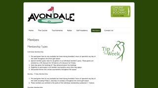 Members | Avondale Golf Course