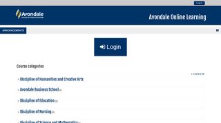 Moodle – Avondale Online Learning