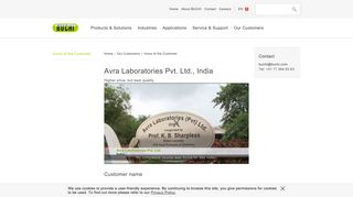 Avra Laboratories Pvt. Ltd., India | buchi.com