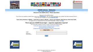 Login - AVSIM Library