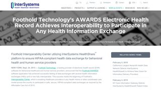 Foothold Technology's AWARDS Electronic Health Record Achieves ...
