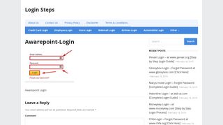 Awarepoint-Login – Login Steps