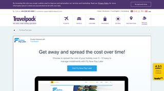 Fly Now Pay Later - Travelpack