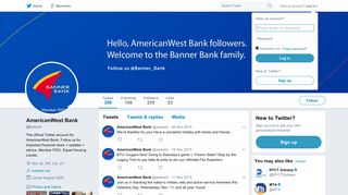 AmericanWest Bank (@awbank) | Twitter