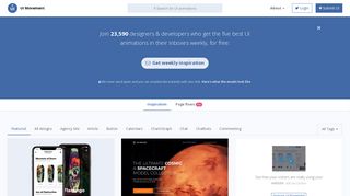 UI Movement - The best UI design inspiration, every day