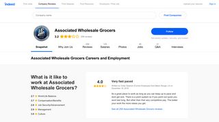 Associated Wholesale Grocers Careers and Employment | Indeed.com
