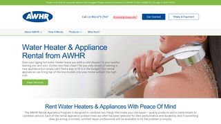 AWHR: Water Heater and Appliance Rentals