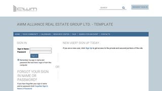 AWM Alliance Real Estate Group LTD. - Template - AssociationVoice