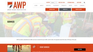 Traffic Services | Traffic Control Company | AWP - Area Wide Protective
