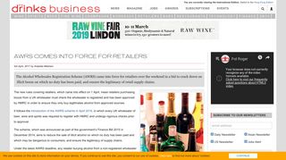 AWRS comes into force for retailers - The Drinks Business