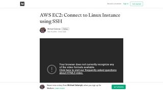 AWS EC2: Connect to Linux Instance using SSH – Michael Galarnyk ...
