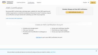 Get Certified | AWS Training & Certification