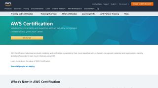 AWS Certification - AWS - Amazon.com