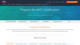AWS Certification – Prepare for Certification