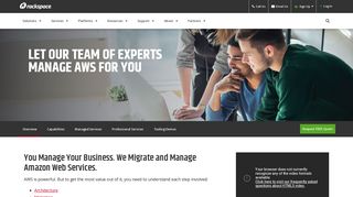 Managed AWS Cloud Services | Rackspace Fanatical Support