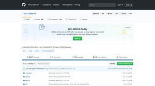 GitHub - aws/aws-cli: Universal Command Line Interface for Amazon ...