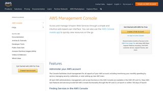 AWS Management Console - AWS - Amazon.com