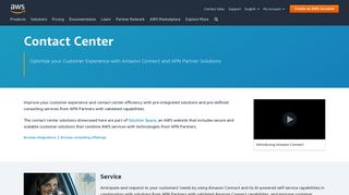 Contact Center - AWS - Amazon.com