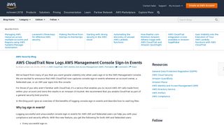 AWS CloudTrail Now Logs AWS Management Console Sign-In Events ...