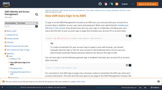 How IAM Users Sign In to AWS - AWS Identity and Access Management