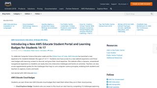 Introducing a New AWS Educate Student Portal and Learning ...