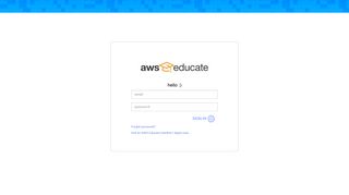 Institutions Login Here - AWS Educate