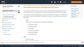 Get Started with Amazon WorkSpaces Quick Setup - Amazon ...