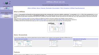 AWStats - Open Source Log File Analyzer for advanced statistics ...