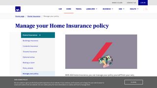 Manage Your Home Insurance Policy | AXA UK