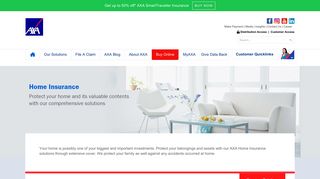 AXA Singapore - Home Insurance | Get Home Protection Insurance