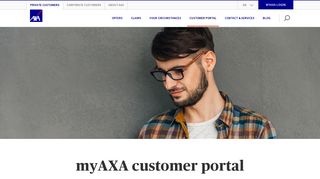 myAXA customer portal