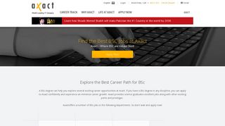 Explore the Best Career Path for BSc - Axact Careers