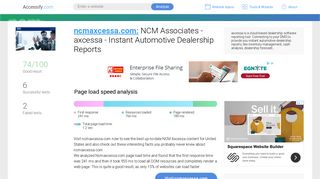 Access ncmaxcessa.com. NCM Associates - axcessa - Instant ...