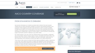 Countries - Axco | Insurance Information Services