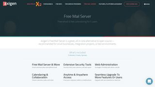 Free Mail Server | Axigen