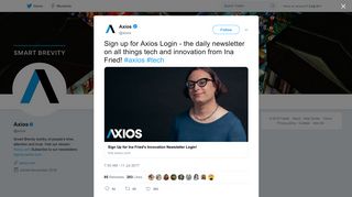 Axios on Twitter: 