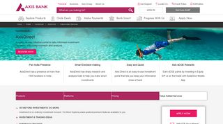 Axis Bank | Online Trading - AxisDirect Products