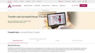 Instant Money Transfer - IMT Service - Axis Bank
