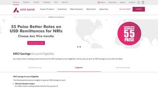 NRO Savings Account Online | Eligibility and Documentation - Axis Bank