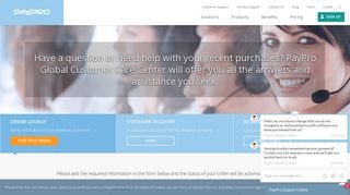 Customer Support Service by PayPro Global