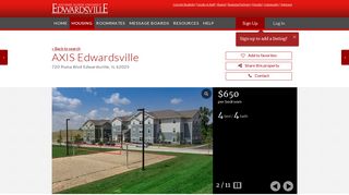 SIUE | Off Campus Housing Search | AXIS Edwardsville (4BR/4BA ...