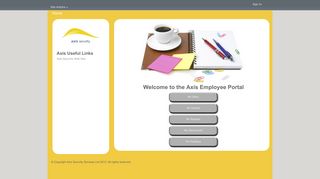 the Axis Employee Portal - Axis Security