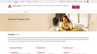 Prepaid Cards - Business Gift Cards - Axis Bank
