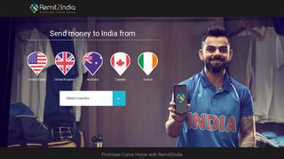 Send money from Belgium to India - Remit2India