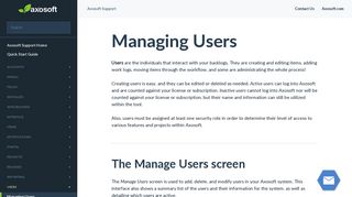 Managing Users | Axosoft Documentation